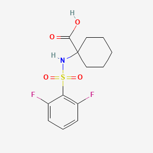 B1386099 1-((2,6-Difluorophenyl)sulfonamido)cyclohexane-1-carboxylic acid CAS No. 885269-15-8