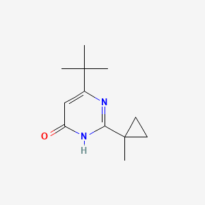 4-tert-butyl-2-(1-methylcyclopropyl)-1H-pyrimidin-6-one