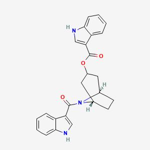 (1R,3r,5S)-8-(1H-Indole-3-carbonyl)-8-azabicyclo[3.2.1]octan-3-yl 1H-indole-3-carboxylate