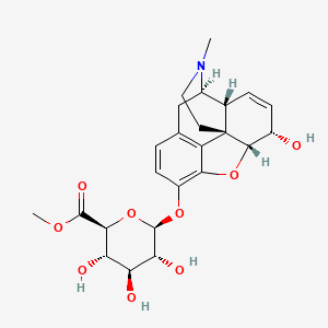 molecular formula C24H29NO9 B13861082 Morphine 3-Beta-D-Glucuronide Methyl Ester 