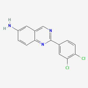 2-(3,4-Dichlorophenyl)quinazolin-6-amine