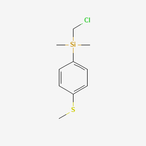 Chloromethyl-dimethyl-(4-methylsulfanylphenyl)silane