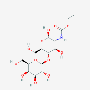 molecular formula C16H27NO12 B13861145 N-Allyloxycarbonyl-beta-lactosamine 