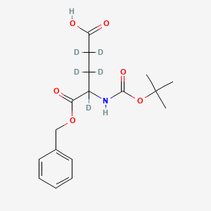 N-Boc-L-glutamic Acid alpha-Benzyl Ester-D5