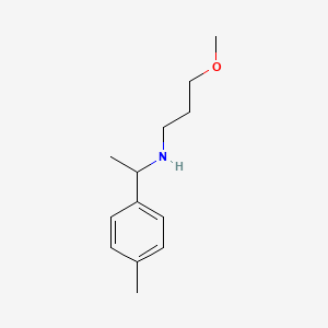 molecular formula C13H21NO B1386120 (3-Methoxypropyl)[1-(4-methylphenyl)ethyl]amine CAS No. 1038280-43-1