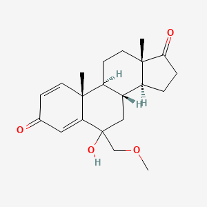 6-Hydroxy-6-(methoxymethyl)-androsta-1,4-diene-3,17-dione