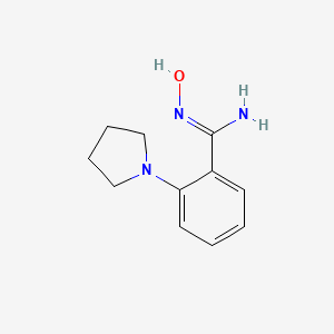 N-Hydroxy-2-(pyrrolidin-1-yl)benzimidamide