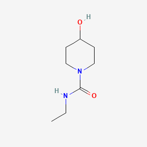 molecular formula C8H16N2O2 B1386133 N-ethyl-4-hydroxypiperidine-1-carboxamide CAS No. 1156104-90-3