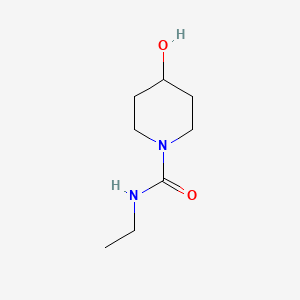 molecular formula C8H16N2O2 B1386133 N-エチル-4-ヒドロキシピペリジン-1-カルボキサミド CAS No. 1156104-90-3