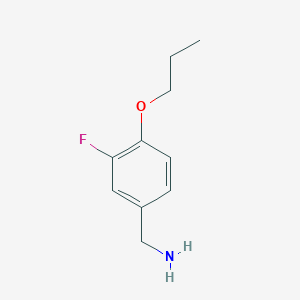3-Fluoro-4-propoxybenzylamine