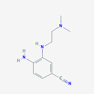 4-Amino-3-[2-(dimethylamino)ethylamino]benzonitrile