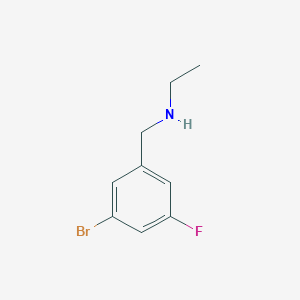 B1386141 [(3-Bromo-5-fluorophenyl)methyl](ethyl)amine CAS No. 1094484-95-3