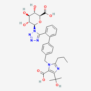 molecular formula C30H34N6O9 B13861432 Olmesartan N1-Glucuronide 