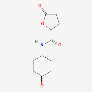 5-oxo-N-(4-oxocyclohexyl)oxolane-2-carboxamide