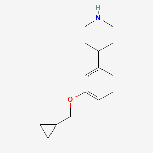 4-[3-(cyclopropylmethoxy)phenyl]Piperidine