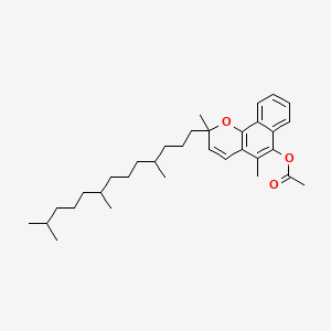 [2,5-Dimethyl-2-(4,8,12-trimethyltridecyl)benzo[h]chromen-6-yl] acetate