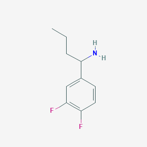 B1386148 1-(3,4-Difluorophenyl)butylamine CAS No. 1020970-03-9
