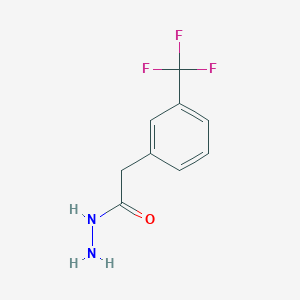 molecular formula C9H9F3N2O B1386155 2-[3-(三氟甲基)苯基]乙酰肼 CAS No. 116622-96-9