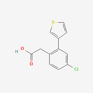 [4-Chloro-2-(3-thienyl)phenyl]acetic acid