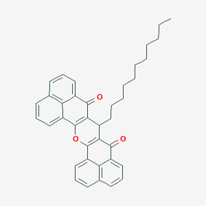 16-undecyl-3-oxaheptacyclo[17.7.1.15,9.02,17.04,15.023,27.013,28]octacosa-1(26),2(17),4(15),5,7,9(28),10,12,19,21,23(27),24-dodecaene-14,18-dione