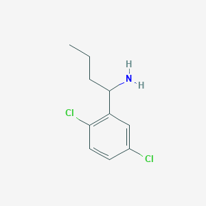 molecular formula C10H13Cl2N B1386167 1-(2,5-Dichlorophenyl)butan-1-amine CAS No. 1097793-93-5