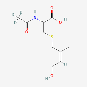 N-Acetyl-S-(4-hydroxy-3-methyl-2-cis-buten-1-yl)-L-cysteine-d3