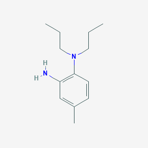 molecular formula C13H22N2 B1386169 4-Methyl-N~1~,N~1~-dipropyl-1,2-benzenediamine CAS No. 1097785-71-1