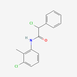 molecular formula C15H13Cl2NO B1386171 2-Chloro-N-(3-chloro-2-methylphenyl)-2-phenylacetamide CAS No. 1094700-26-1