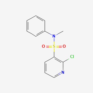 molecular formula C12H11ClN2O2S B1386178 2-chloro-N-methyl-N-phenylpyridine-3-sulfonamide CAS No. 1156236-32-6