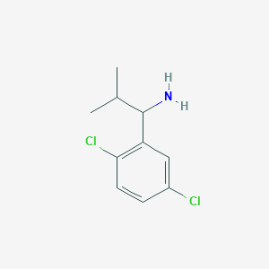 1-(2,5-Dichlorophenyl)-2-methylpropan-1-amine