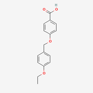 4-[(4-Ethoxyphenyl)methoxy]benzoic acid