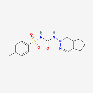 N-[1-(2,4a,5,6,7,7a-hexahydro-1H-cyclopenta[d]pyridazinyl)carbonyl]-4-methylbenzenesulfonamide