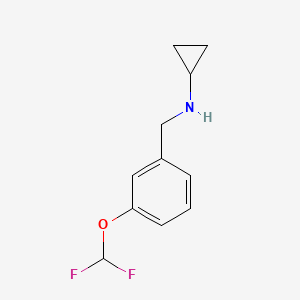 Cyclopropyl-(3-difluoromethoxybenzyl)-amine