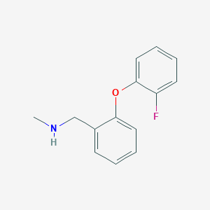 N-[2-(2-Fluorophenoxy)benzyl]-N-methylamine