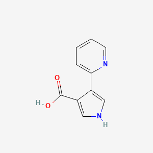 4-(Pyridin-2-yl)-1H-pyrrole-3-carboxylic acid