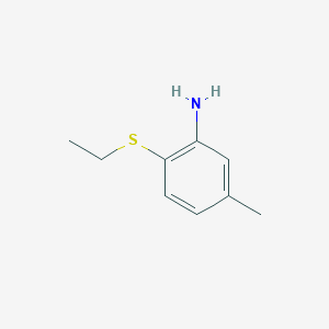 2-Ethylsulfanyl-5-methylphenylamine
