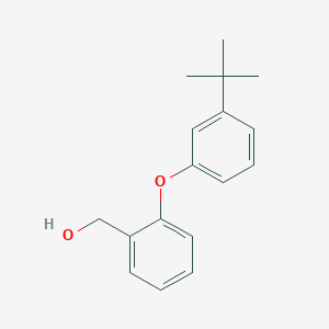 molecular formula C17H20O2 B1386209 [2-(3-Tert-butylphenoxy)phenyl]methanol CAS No. 1098366-94-9