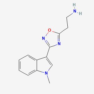 2-[3-(1-Methylindol-3-yl)-1,2,4-oxadiazol-5-yl]ethanamine