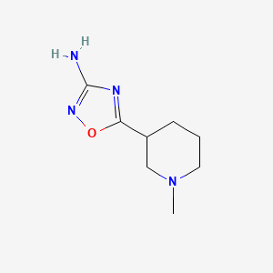 5-(1-Methylpiperidin-3-yl)-1,2,4-oxadiazol-3-amine