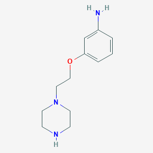 3-(2-Piperazin-1-ylethoxy)aniline