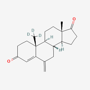 molecular formula C20H26O2 B13862192 6-Methyleneandrost-4-ene-3,17-dione-19-d3 