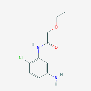 molecular formula C10H13ClN2O2 B1386225 N-(5-Amino-2-chlorophenyl)-2-ethoxyacetamide CAS No. 1096864-37-7