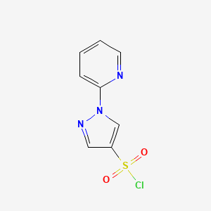 1-(pyridin-2-yl)-1H-pyrazole-4-sulfonyl chloride