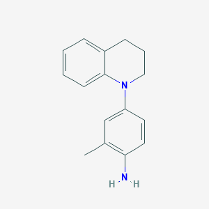 molecular formula C16H18N2 B1386257 4-[3,4-Dihydro-1(2H)-quinolinyl]-2-methylaniline CAS No. 1154288-79-5