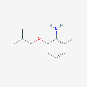 molecular formula C11H17NO B1386260 2-Isobutoxy-6-methylaniline CAS No. 115136-54-4