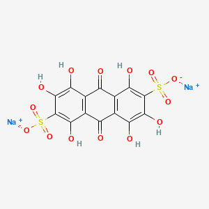 disodium;1,3,4,5,7,8-hexahydroxy-9,10-dioxoanthracene-2,6-disulfonate