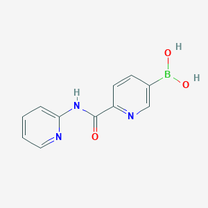 [6-(Pyridin-2-ylcarbamoyl)pyridin-3-yl]boronic acid