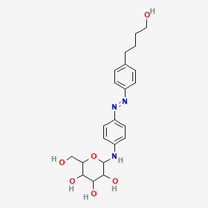 (E)-2-((4-((4-(4-Hydroxybutyl)phenyl)diazenyl)phenyl)amino)-6-(hydroxymethyl)tetrahydro-2H-pyran-3,4,5-triol