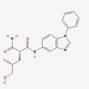 (R)-2-((R)-2-Fluoro-3-hydroxypropyl)-N1-(1-phenyl-1H-benzo[d]imidazol-5-yl)malonamide