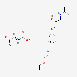 1-[4-[(2-Ethoxyethoxy)methyl]phenoxy]-3-[(1-methylethyl)amino]-2-propanol Fumarate